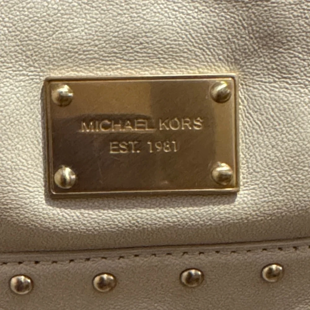 Michael Kors Vintage Leather Handbag Cream